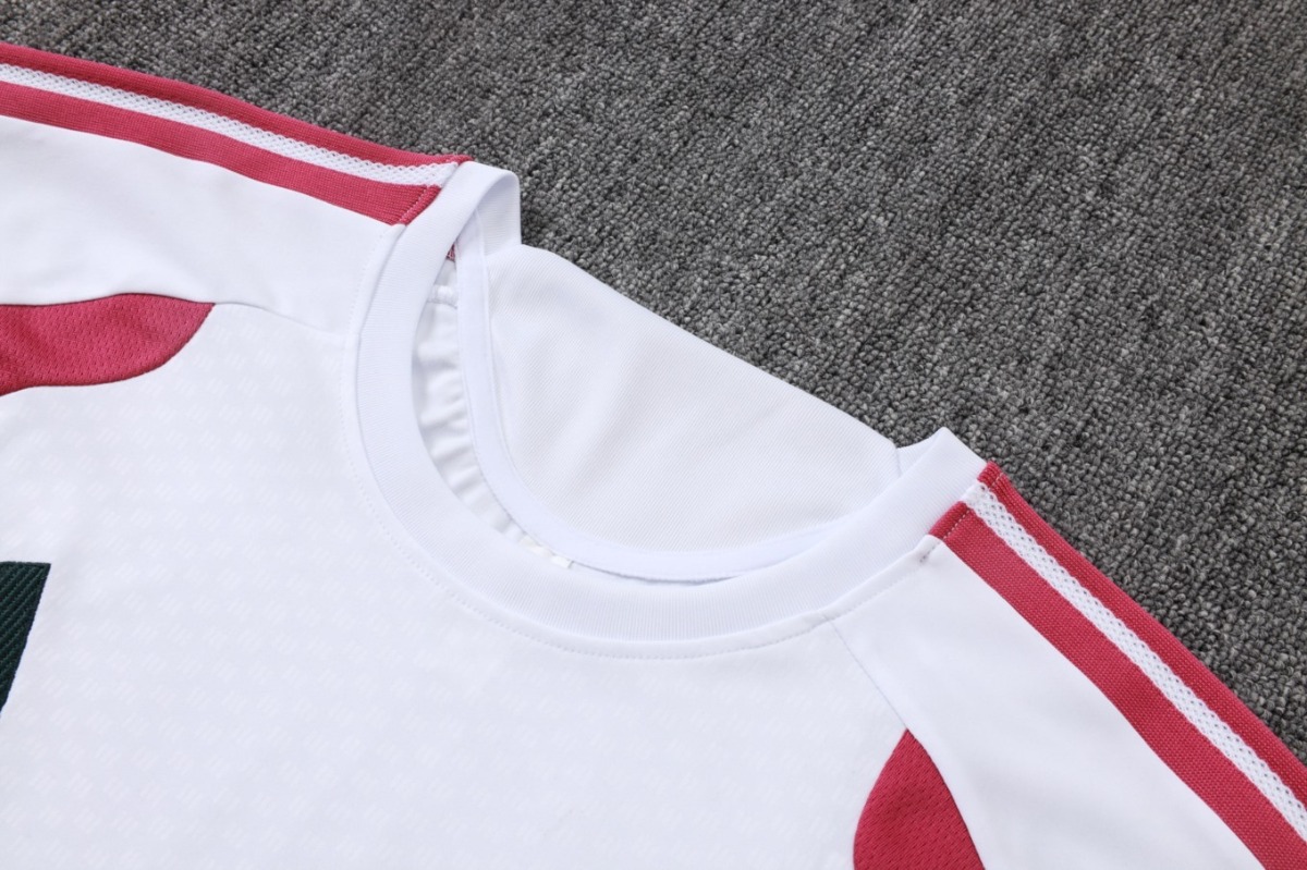 2026 Real Madrid White Training Set Shirt and Shorts