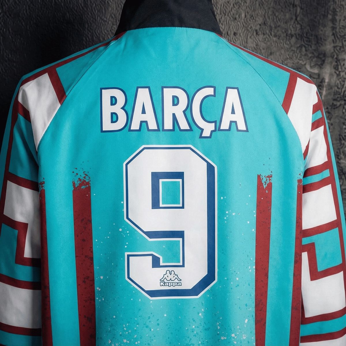 1996/97 Vintage Style Barcelona BARCA#9 Jacket Windbreaker Sport Unifom