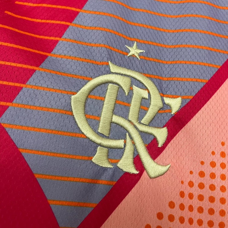 2025/26 Flamengo Goalkeeper Pink jersey Fan Version