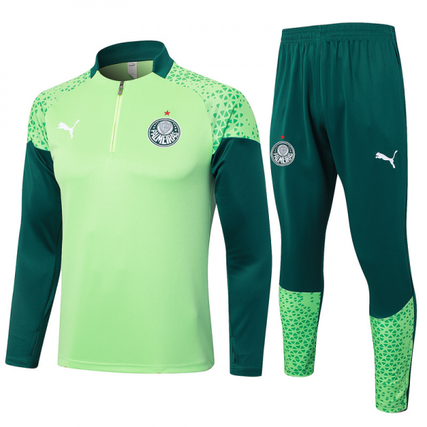 24/25 Palmeiras Green Long-sleeved half-pull training kit Football team kit