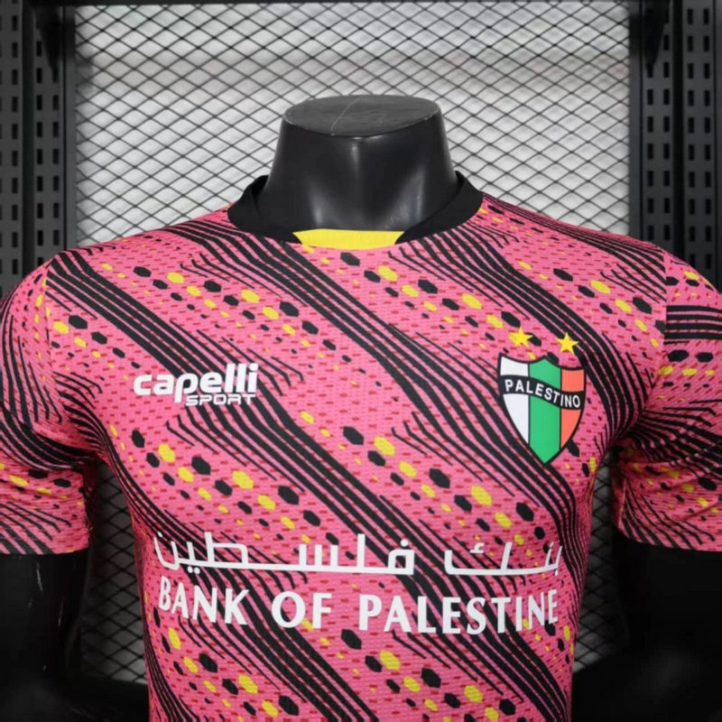 2025/26 Palestino Special Edition Pink jersey Player Version