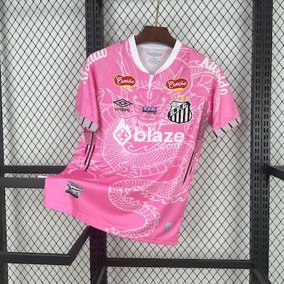 2025/26 Santos Pink Dragon Special Edition jersey Fan version