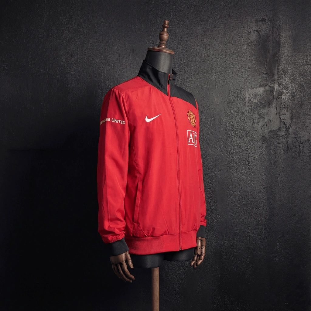 2007/08 Vintage Style Manchester United Red Windbreaker Sport Unifom
