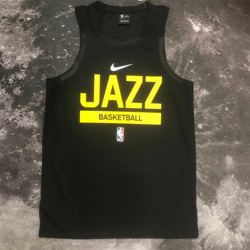 NBA Utah Jazz 2023 Black player version training vest S-XXL