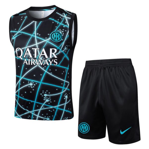 2026 Inter Milan Black Training Set Shirt and Shorts