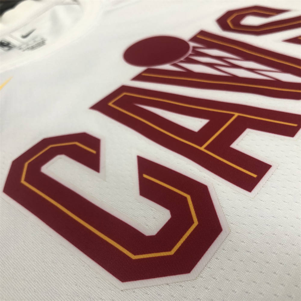 NBA Cleverland Cavaliers Round Neck White jersey JAMES#23 S-XXL