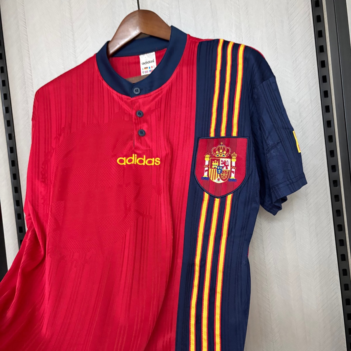 Retro Spain 1996 Home jersey Fan Version