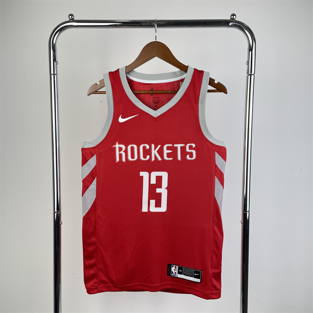 NBA Houston Rockets HARDEN#13 2018/19 Red Icon Edition Swingman Jersey S-XXL
