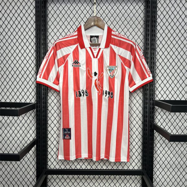 Retro Athletic Bilbao 100th Anniversary Home Stadium jersey Fan Version