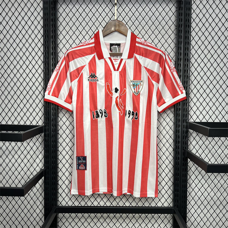 Retro Athletic Bilbao 100th Anniversary Home Stadium jersey Fan Version