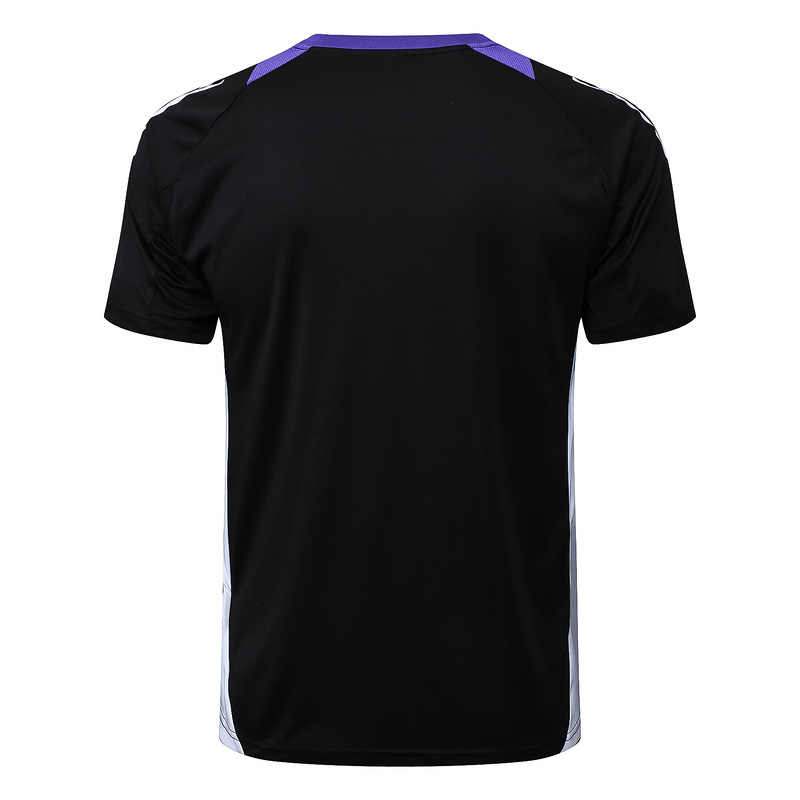 24/25 Real Madrid Black Training Set Shirt and Shorts