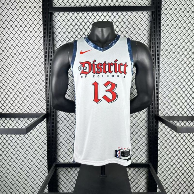 NBA Washington Wizards 2025 City Edition Edition Swingman White Jersey POOLE#13 S-XXL