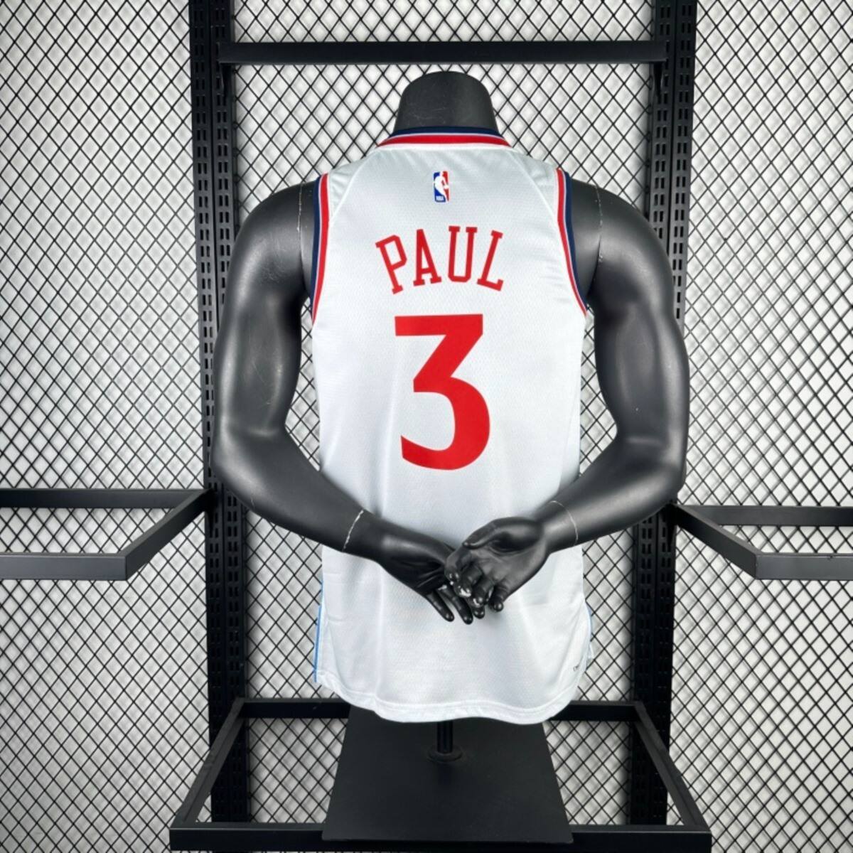 NBA Los Angeles Clippers 24/25 Round Neck White Jersey PAUL#3 S-XXL