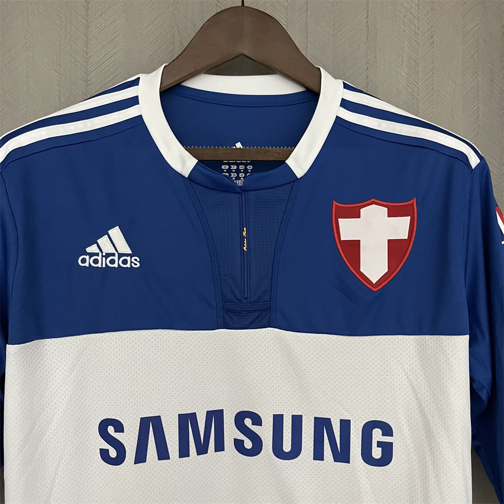 Retro 2019 Palmeiras III Away Blue jersey long sleeve Fan Version