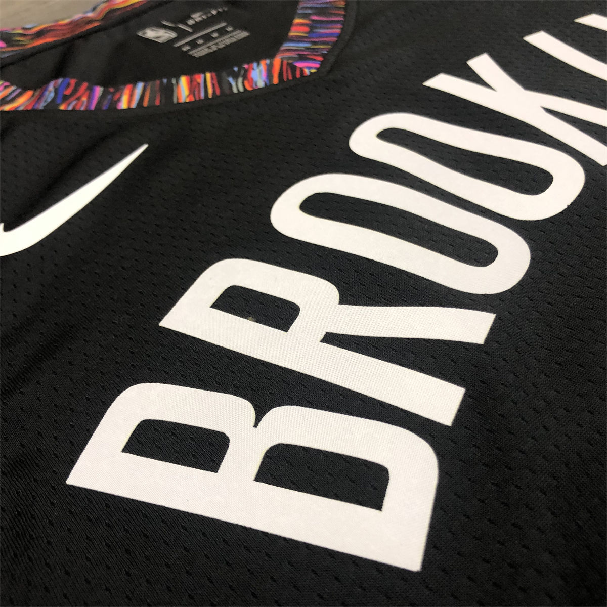 NBA Brooklyn Nets V-Neck Black Jersey DURANT#7 S-XXL