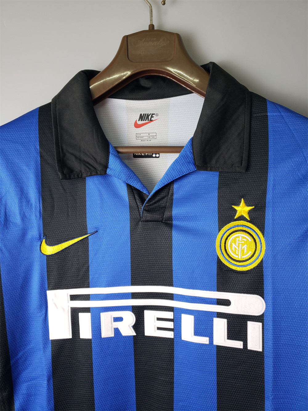 Retro Inter Milan 1998 Home Jersey Long Sleeve Fan Version