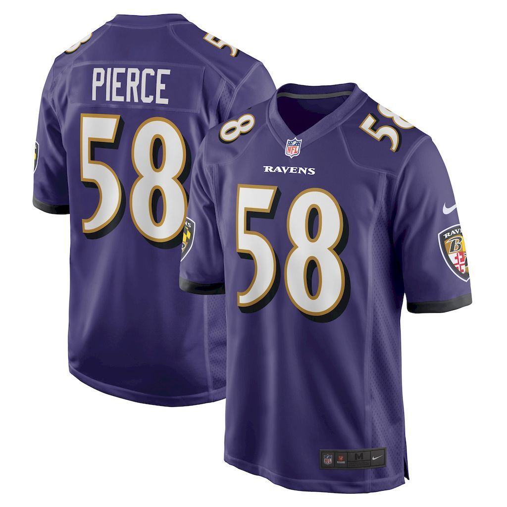 NFL Baltimore Ravens Jeysey PIERCE #58