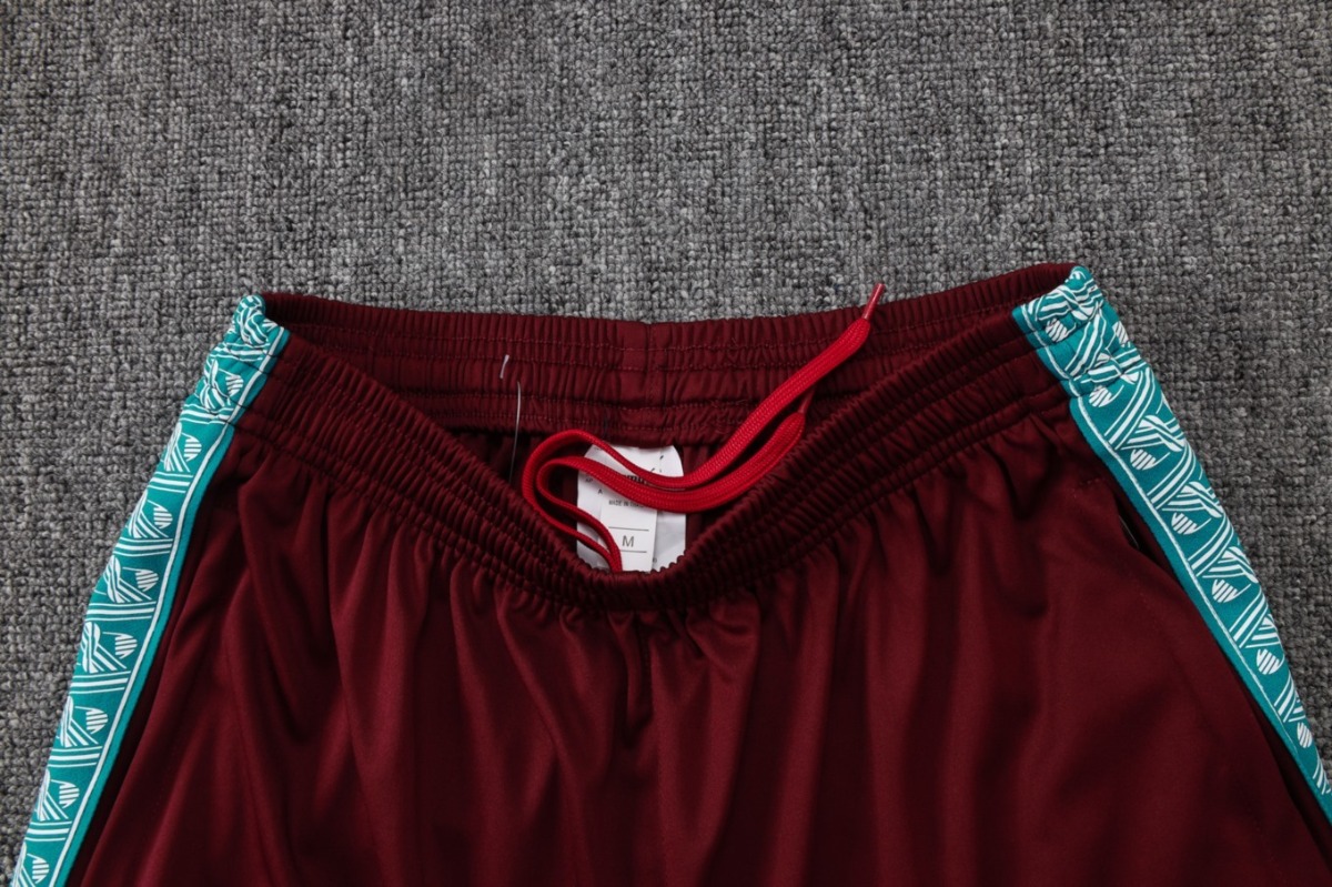 2026 Portugal Maroon Long-sleeved half-pull training kit