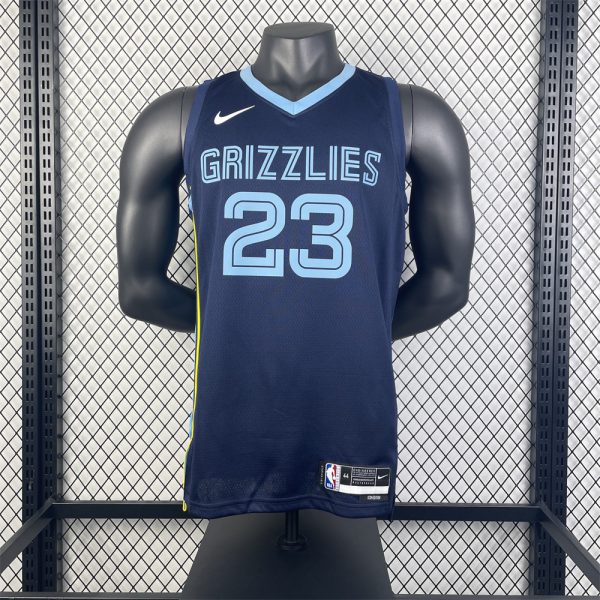 NBA Memphis Grizzies 2023 Round Neck Black Jersey ROSE#23 S-XXL
