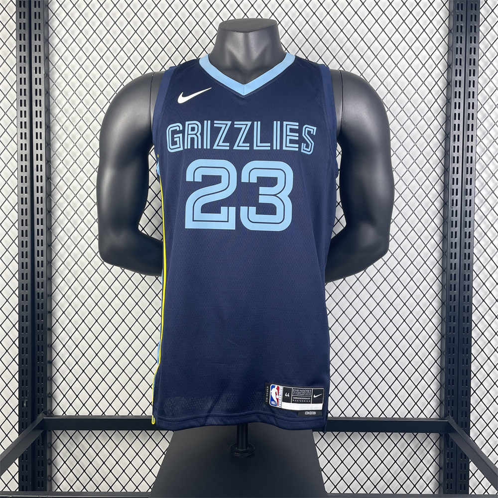 NBA Memphis Grizzies 2023 Round Neck Black Jersey ROSE#23 S-XXL