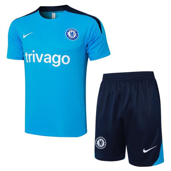 24/25 Chelsea Blue Training Set Shirt and Shorts