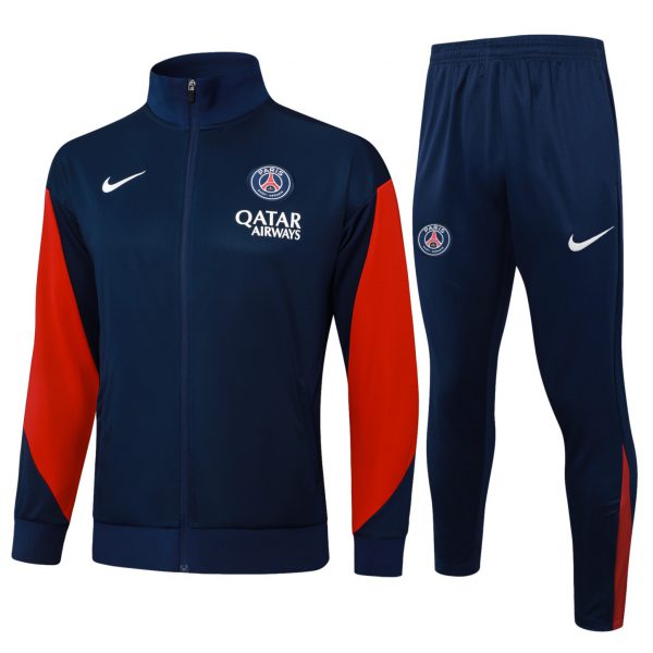 2025/26 Paris royal blue Jacket Training Suit Set Football Team Shirt Sports Fashion