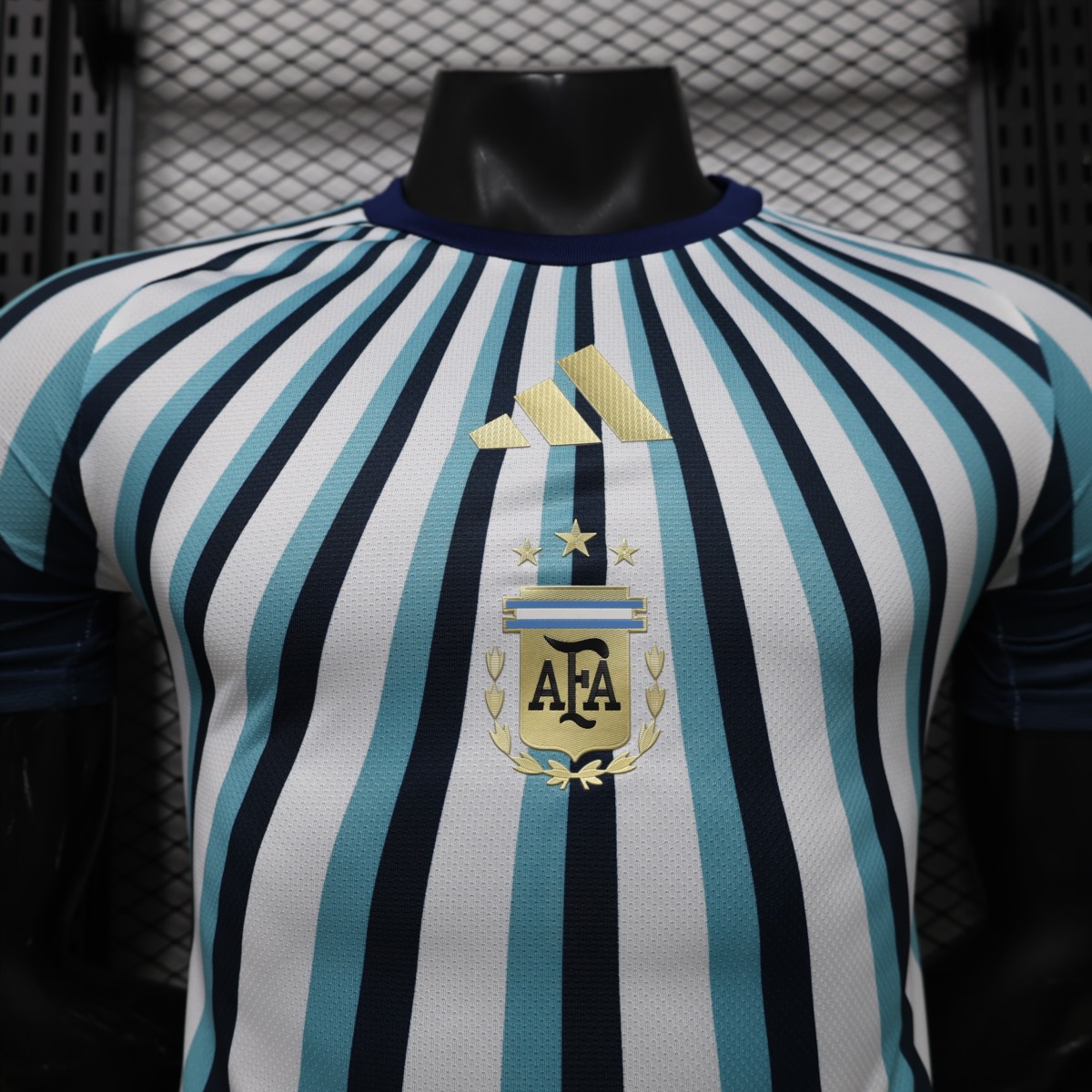 2026 Argentina Radial Stripe Jersey Player Version