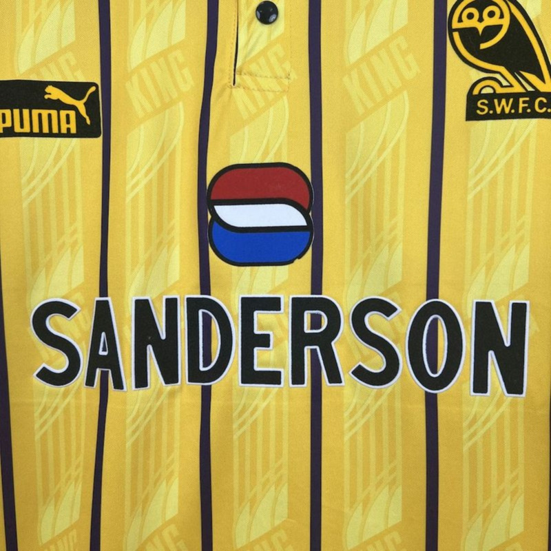 Retro Sheffield Wednesday F.C. 1995 Away jersey Fan Version
