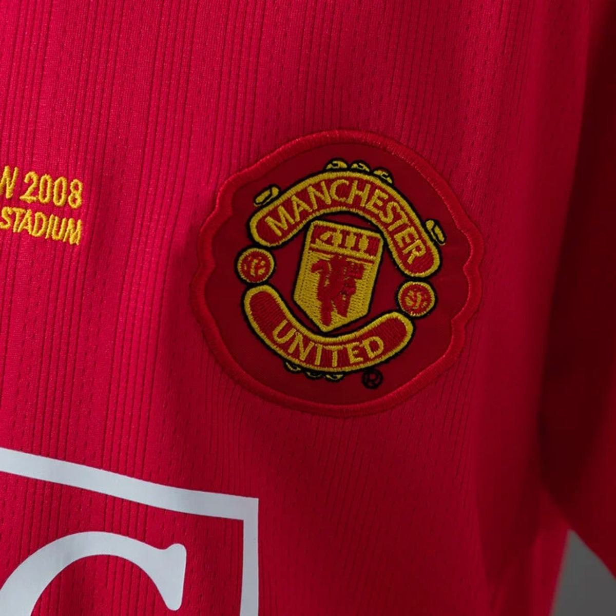 Retro Manchester United 2007/08 Champions League Version Home Kid Kits