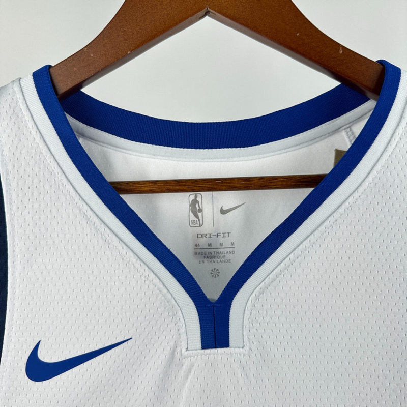 NBA Dallas Mavericks V-Neck White Jersey RUSSELL#5 S-XXL