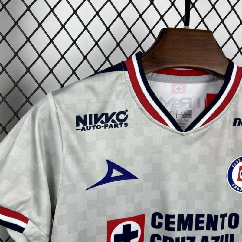 2025/26 Cruz Azul Away jersey kids Kits size: 16-28