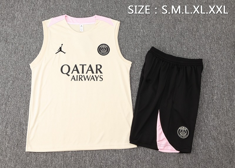 24/25 Psg apricot Training Set Shirt and Shorts