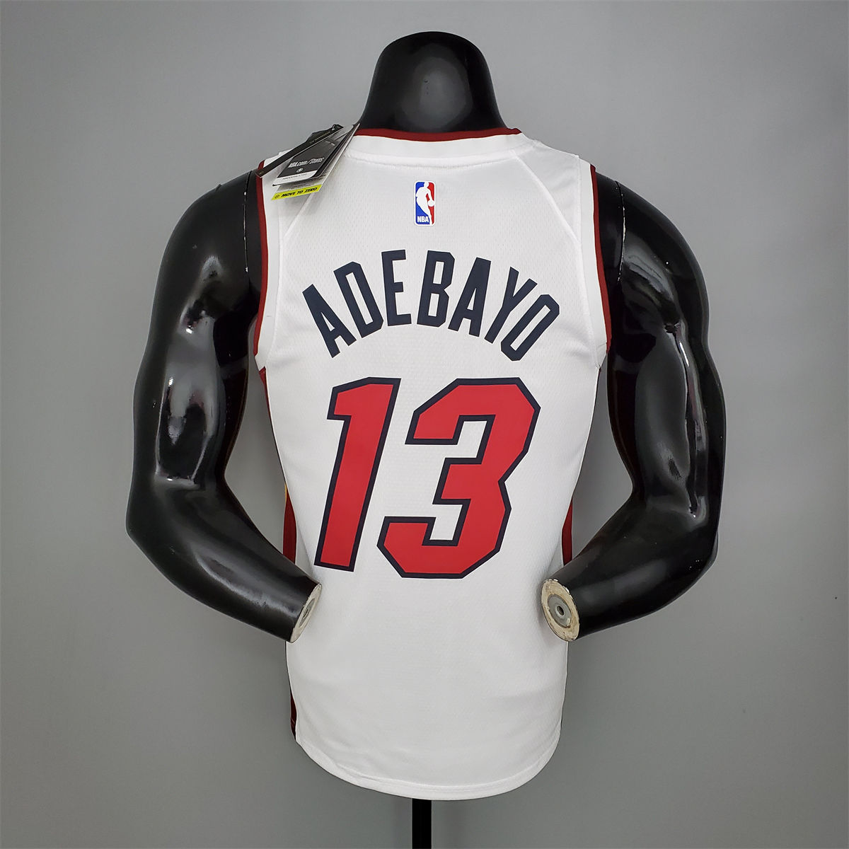 NBA Miami Hearts V-Neck White Jersey ADEBAYO#13 S-XXL