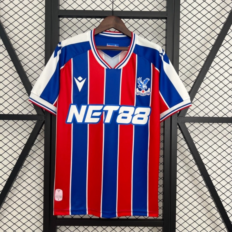 2025/26 Crystal Palace Home Jersey – Fan Version