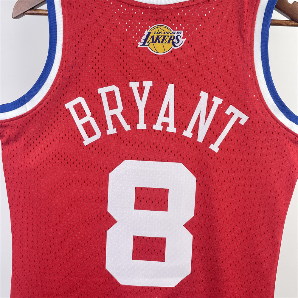 NBA Retro 2003 All-Star Red Jersey BRYANT#8 S-XXL