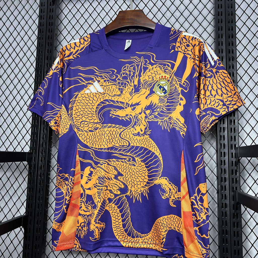24/25 Real Madrid Purple Dragon Special Edition Jersey Fan Version