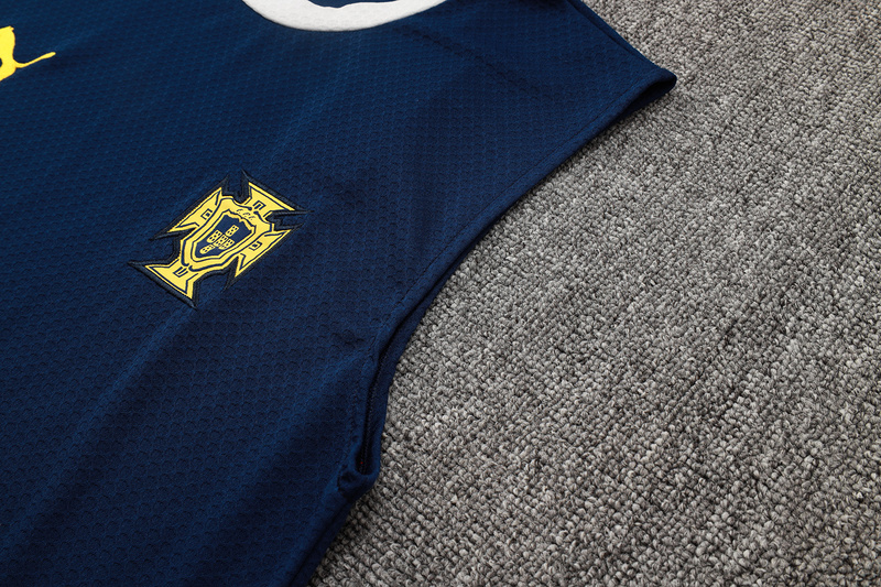 2025/26 Portugal Royal blue Training Set Shirt and Shorts