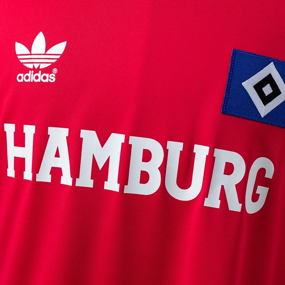 Retro Hamburger SV 1984/85 Away Red jersey Fan Version