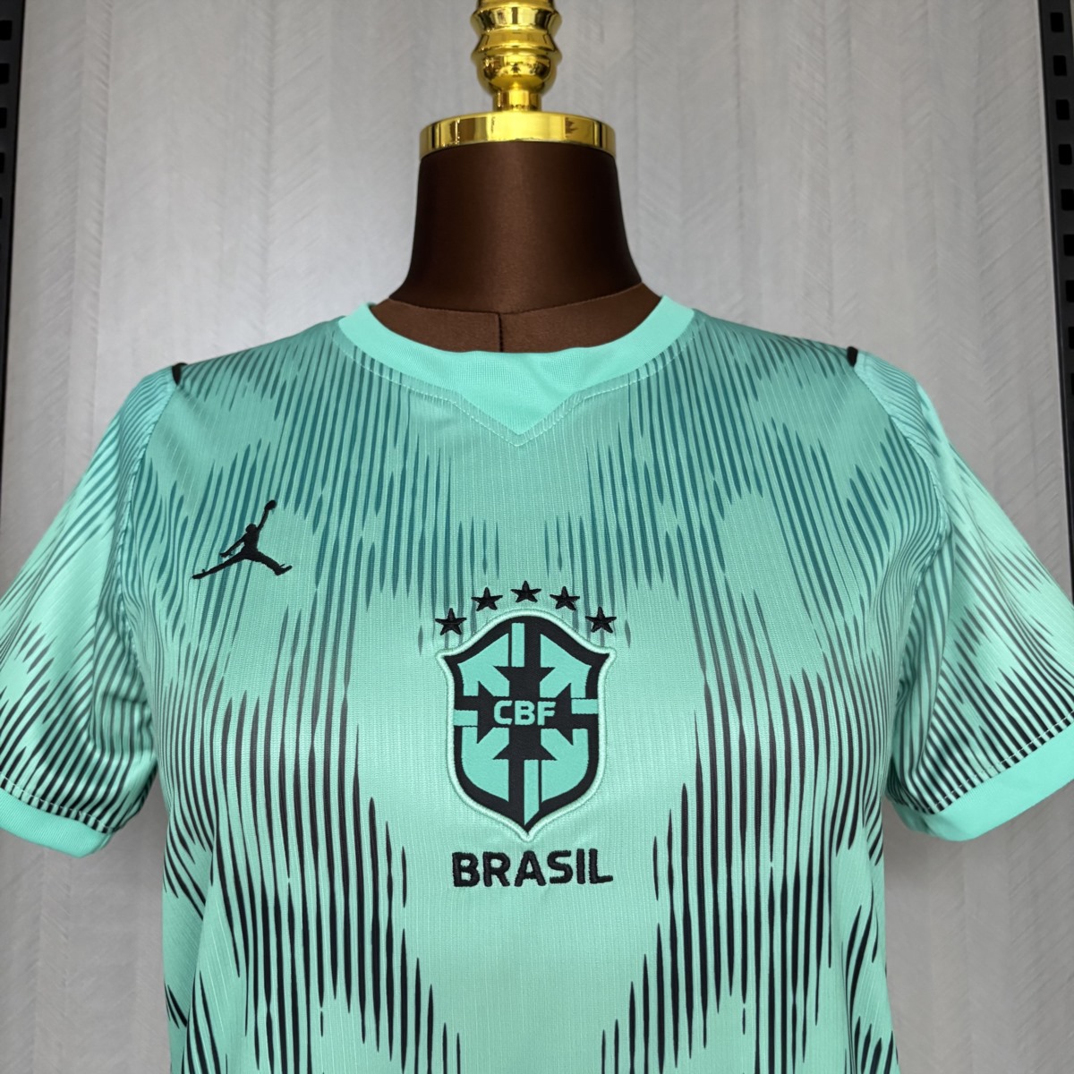 Brazil 2026 World Cup Goalkeeper Green Womens Jersey