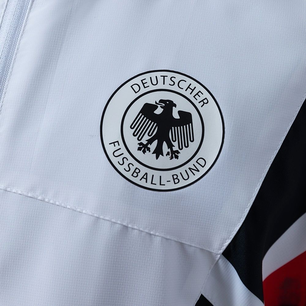 1996 Vintage Style Germany White Windbreaker Sport Unifom jersey Sport Unifom