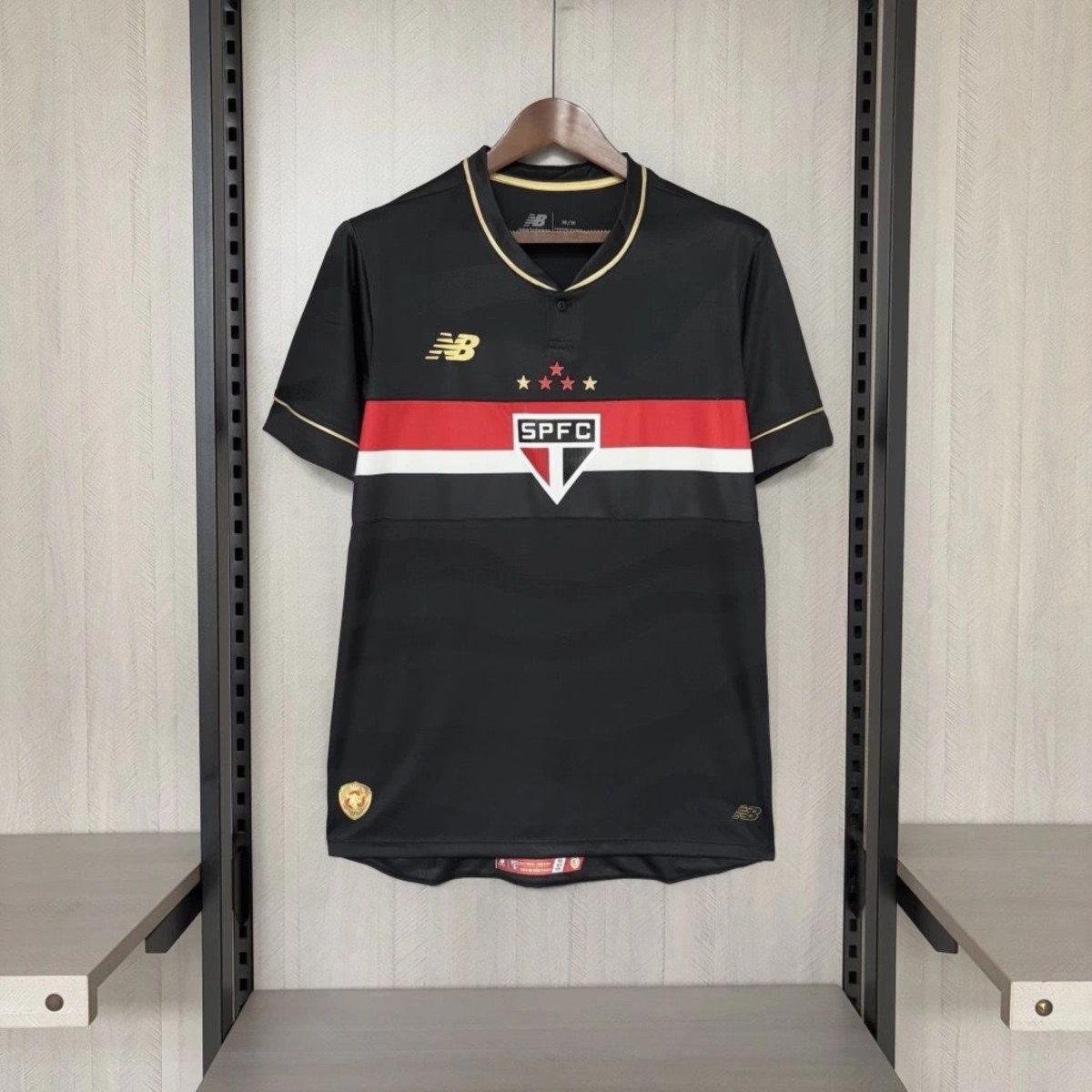 2025/26 Sao Paulo Second Away Black jersey Fan Version