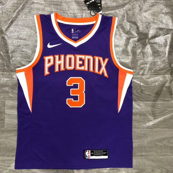 NBA Phoenix Suns V-Neck Purple jersey PUAL#3 S-XXL