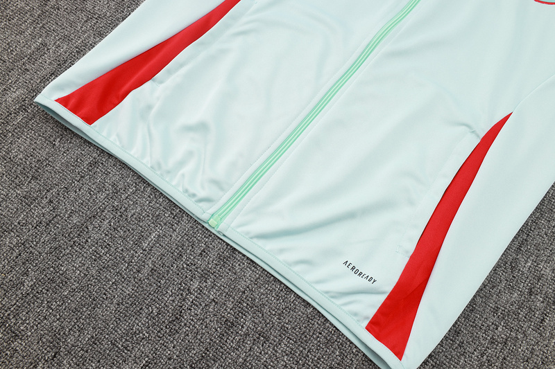 2024/25 Spain Green Jacket Training Suit Set Football Team Shirt Sports Fashion