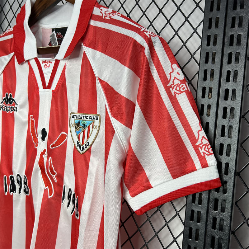 Retro Athletic Bilbao 100th Anniversary Home Stadium jersey Fan Version