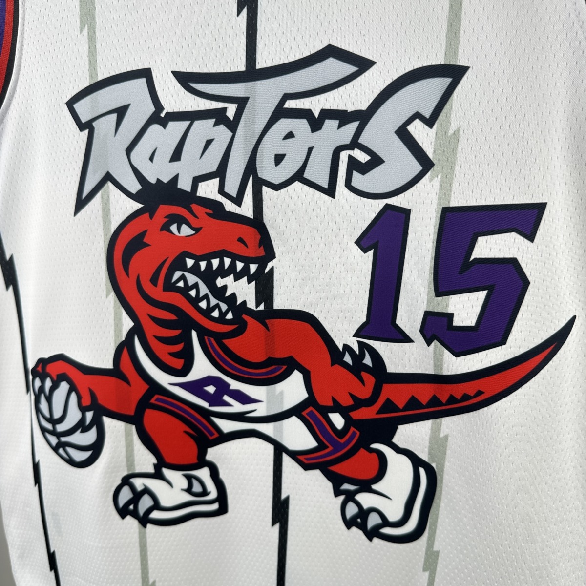 NBA Toronto Raptors Round Neck White CARTER#15 jersey S-XXL