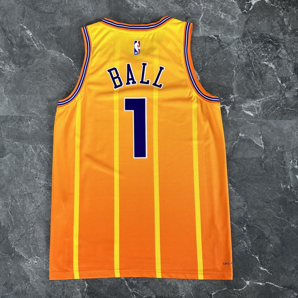 NBA 2026 Charlotte Hornets City Edition Orange Jersey BALL#1
