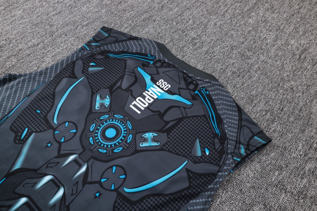2026 Naples Charcoal gray Training Set Shirt and Shorts