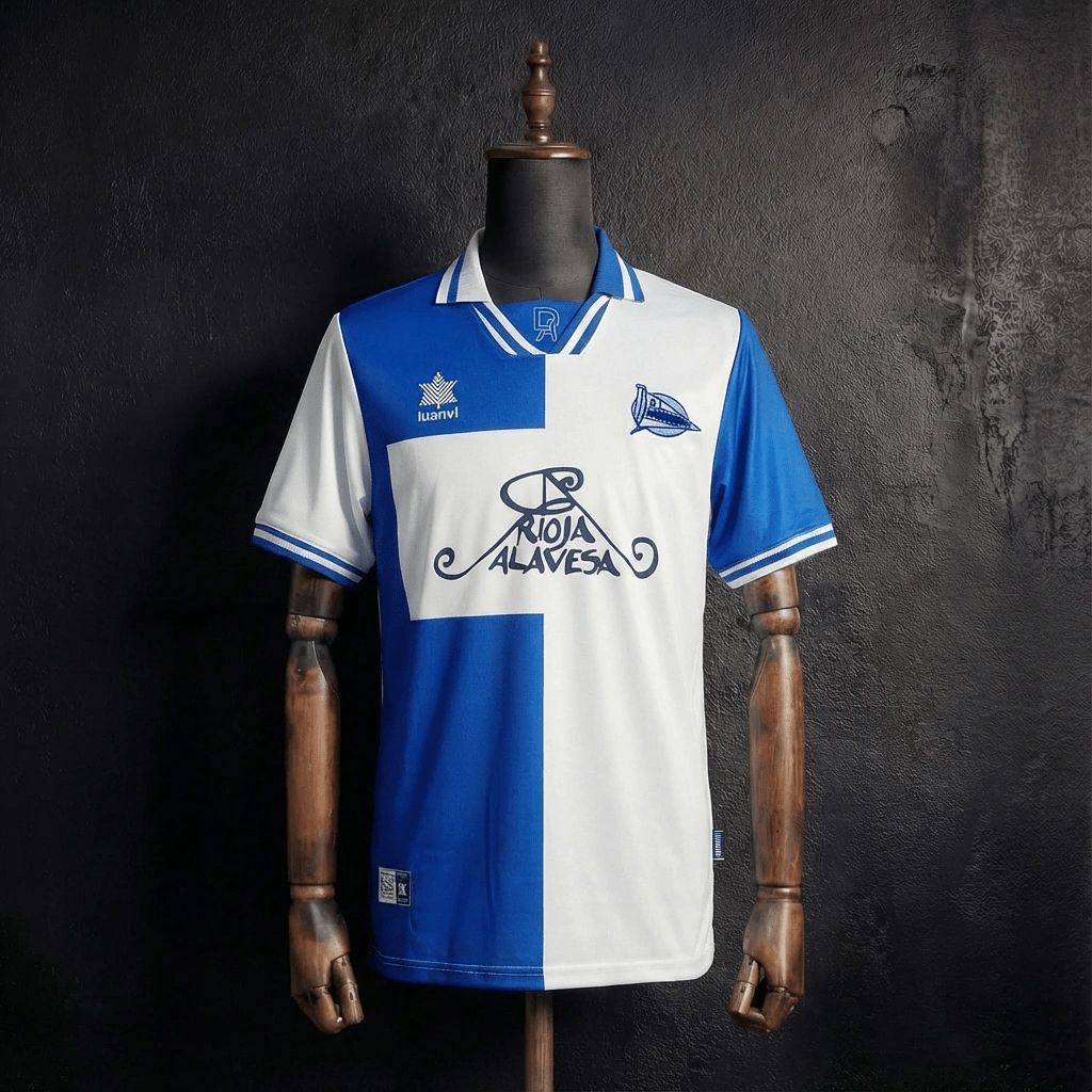 Retro Deportivo Alaves 2000/01 Home jersey Fan Version