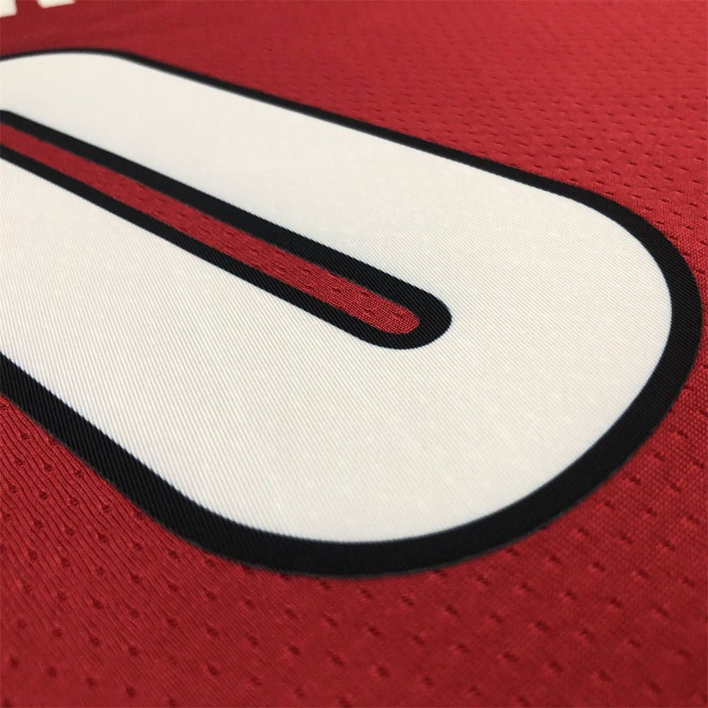 NBA Portland Trail Blazers V-Neck JORDAN Edition White Jersey LILLARD#0 S-XXL