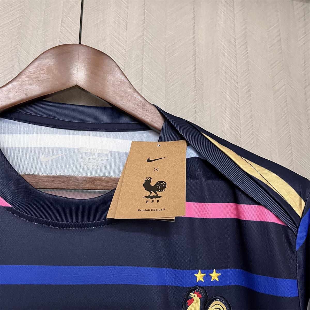 2024/25 France Euro Pre-match training uniform Jersey Fan Version